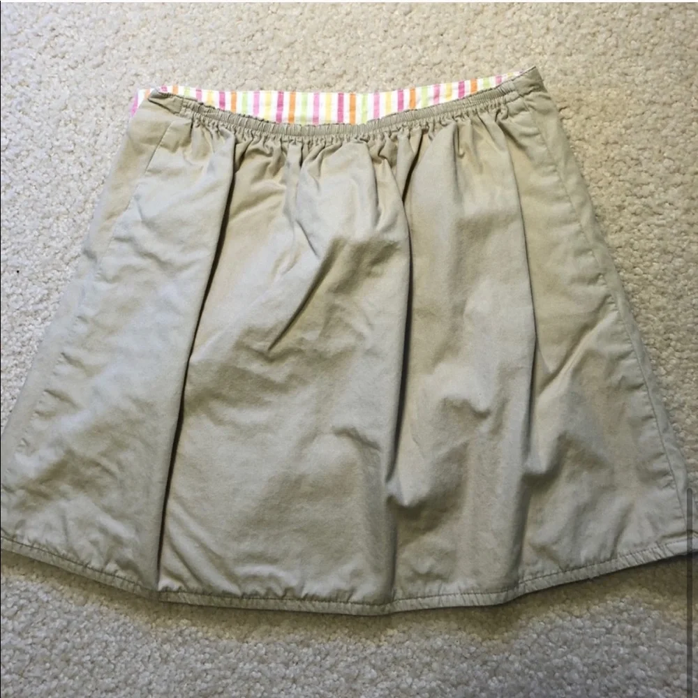 EUC Gymboree khaki wrap skirt